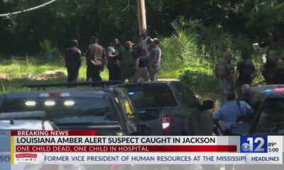 1 child dead, 1 alive after Louisiana Amber Alert suspect captured in Mississippi