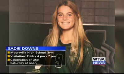 Funeral arrangements set for Mooreville student Sadie Downs