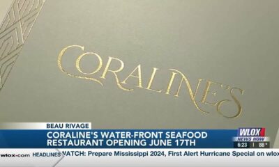 Beau Rivage introducing Coraline’s, waterfront seafood restaurant, to culinary experience
