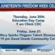 Juneteenth Freedom Week kicking off Wednesday in Gulfport