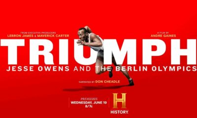 "Triumph: Jesse Owens and the Berlin Olympics" premieres Wednesday, June 19th