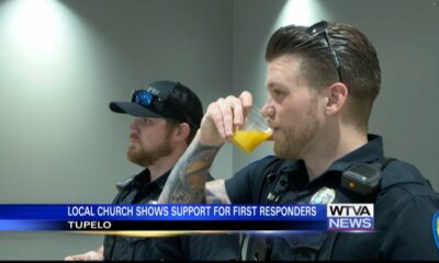 First responders treated to breakfast by Tupelo church