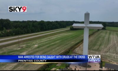 Man arrested for drug possession at The Cross of Booneville