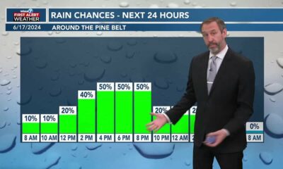 06/17 Ryan's "Rainy Start" Monday Morning Forecast