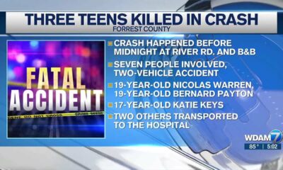 CORONER: Petal teens killed in two-vehicle crash in Forrest Co. identified