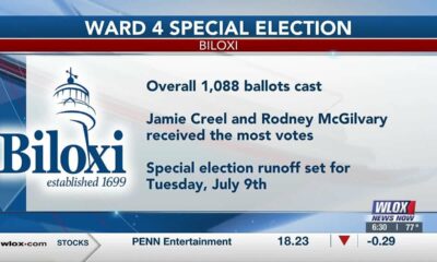 Biloxi Ward 4 special election headed for runoff; Creel, McGilvary will face off in July