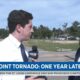 WXXV’s Grant Chighizola is LIVE with Pastor Kevin Henry on the anniversary of Moss Point tornado