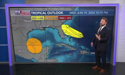 Coastal flooding for some and breezy conditions Thursday as Alberto makes landfall in Mexico