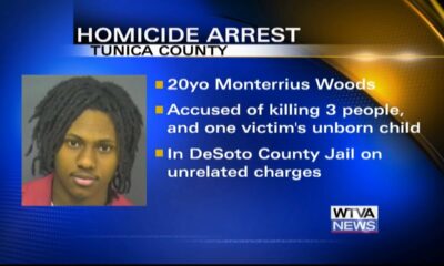 Tunica man facing 4 capital murder charges, one an unborn child