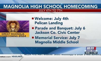 Happening July 4-7: Magnolia High School Homecoming in Moss Point