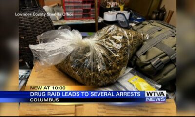 7 facing charges following a drug raid in Columbus