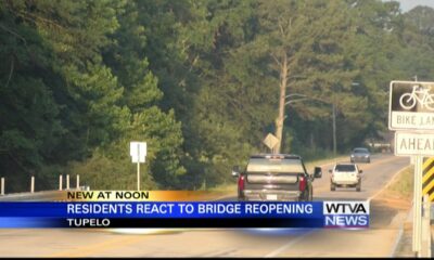 Community Reaction: Bridge reopens one year later in Tupelo