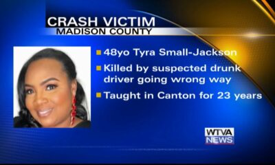 Canton teacher killed in crash caused by suspected drunk driver from Winston County