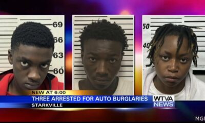 4 teenagers charged with breaking into vehicles in Starkville