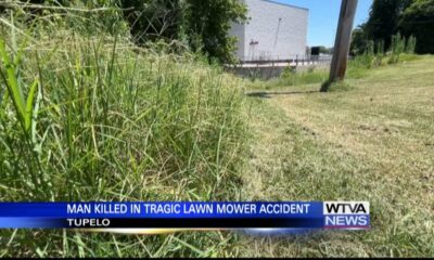 Man killed after lawnmower overturned in Tupelo