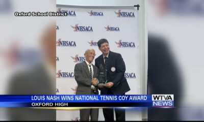 Oxford High’s head tennis coach wins Coach of the Year award
