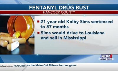 Bay St. Louis man sentenced to nearly 5 years for role in fentanyl trafficking conspiracy
