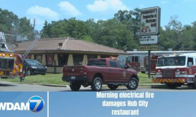 Morning electrical fire damages Hub City restaurant