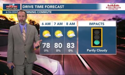 06/26 Ryan's “Warmer” Wednesday Morning Forecast