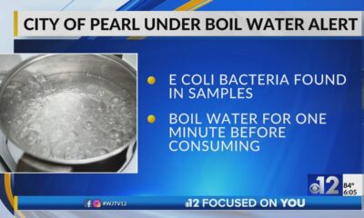 Pearl under boil water notice due to E. coli