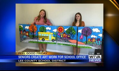 Lee County high school seniors create artwork for school office