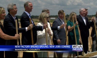 Ground broken Friday on battery cell plant in Marshall County