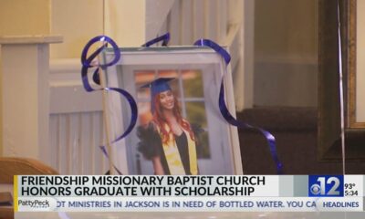 Edwards church honors graduate with scholarship
