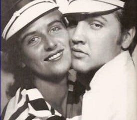 Elvis Presley and his Biloxi girlfriend June Juanico