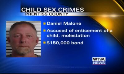 Baldwyn man arrested over charges involving a child