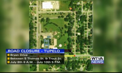 Tupelo announces temporary road closure near Thomas Street Elementary School