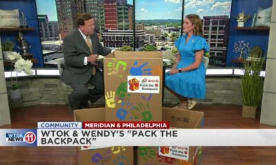 WTOK & Wendy's partner to kick off “Pack the Backpack” campaign July 8th