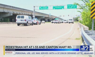 Pedestrian injured after being hit on I-55 in Jackson