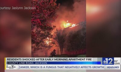 Fire damages apartments on County Line Road
