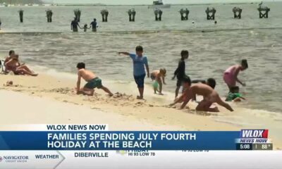 Families spend July 4 holiday at the beach