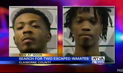 Two inmates escaped from jail in southwest Mississippi