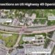Two new intersections opening on U.S. 49 near Forrest General Hospital