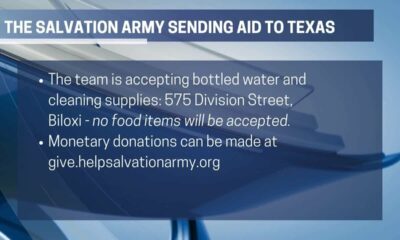 Gulf Coast Salvation Army sending supplies to Texas