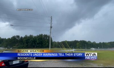 Booneville residents share their story after surprise tornado warning