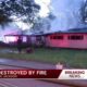 house goes up in flames on Suncrest Drive