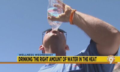 Wellness Wednesday: Drinking the right amount of water in the heat