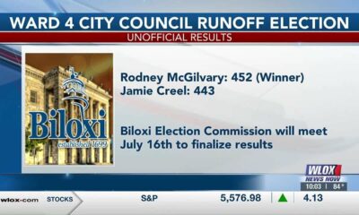 McGilvary receives majority of votes in Biloxi Ward 4 special election runoff