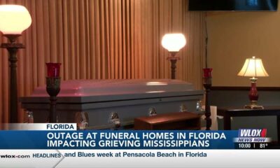 Outage at Florida funeral homes impacting grieving Mississippians