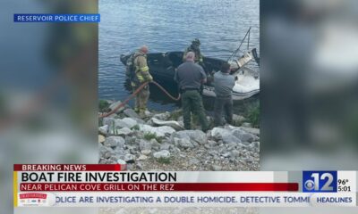 Family rescued from Reservoir after boat catches on fire