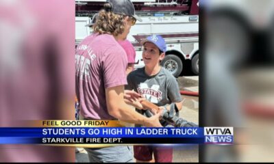 Kids get the chance to go up fire truck ladder and more