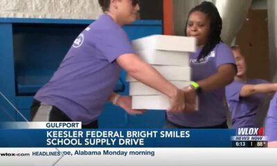 Keesler Federal Credit Union provides school supplies for over 20,000 kindergarteners