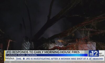 Jackson firefighters respond to fires at two abandoned homes