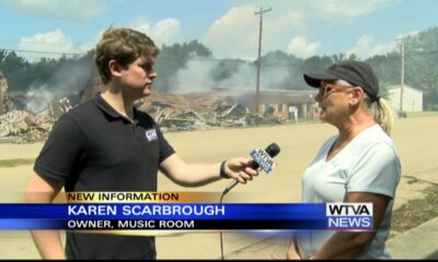 Nearby business owner reacts to Vardaman fire that leveled three buildings