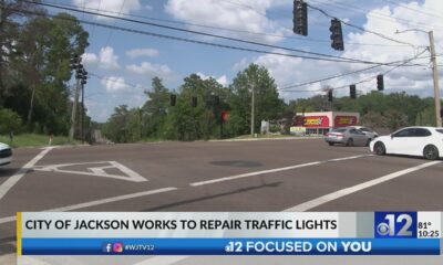 Jackson crews work to repair traffic lights across city