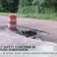 Jackson subdivision neighbors concerned about road erosion