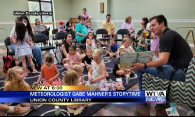 WTVA’s Gabe Mahner reads to preschoolers in Union County